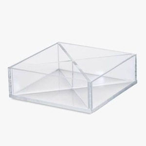 ILAHI's Clear Acrylic Oval <b>Tray</b> Handles Lightweight Artistic DIY Easter Chinese New Year Tree Multi-Theme Multi-Occasion Home - Product Image 3