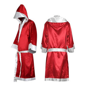 Disfraz de Boxeador para Hombre, Bata de Boxeo MMA con Capucha, Bata de Entrenamiento Ligera de Algodón, Bata de Entrada para Luchadores de Kickboxing y Muay Thai - Product Image 1