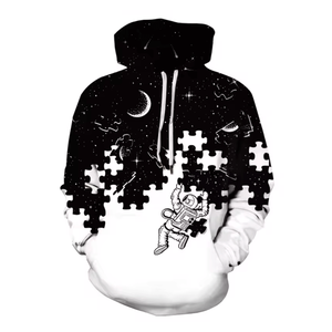 Sweat à capuche pour homme, léger, 100% coton, imprimé par sublimation, design personnalisé, haute qualité, respectueux de l'environnement - Product Image 4