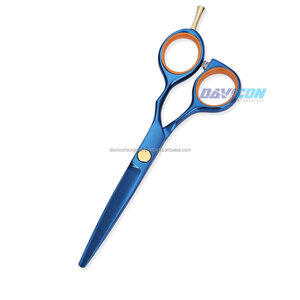 Tijeras de peluquería con revestimiento de titanio azul, instrumentos de belleza - Product Image 6