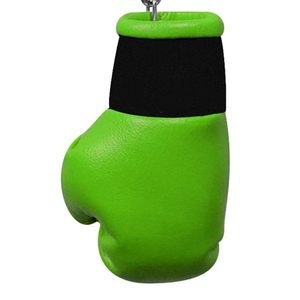 Porte-clés de mode en forme de mini-gant de boxe, conception OEM personnalisée, porte-clés en PU pour les magasins de gym et d'arts martiaux, prix abordable - Product Image 1