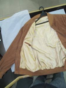 KADIA Veste d'hiver en cuir véritable pour femme, de qualité supérieure, en daim de vache, respirante, chauffante, écologique, style bomber - Product Image 5