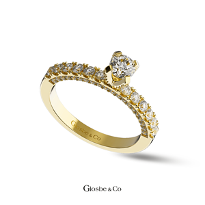 Anillos de Mujer al por Mayor, Anillo Redondo de Oro Sólido de 18K con Diamante Natural de 4.5 Quilates, Corte Perfecto F/VVS2, para Uso Diario - Product Image 4