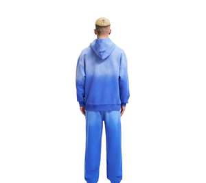 Chándales de Invierno para Hombre, Estilo Vintage, Casuales, de Poliéster/Algodón, con Forro Polar, Logotipo Personalizado, Tallas Grandes, 480 g/m², Transpirables, Lavados con Ácido - Product Image 5