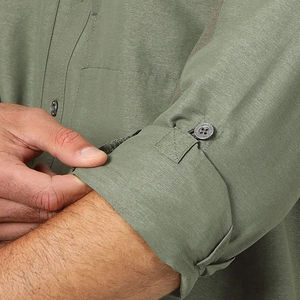 Chemise de pêche personnalisée pour homme, respirante et à séchage rapide, avec poche poitrine et aérations, idéale pour le travail décontracté ou les safaris, également disponible pour garçons. - Product Image 6
