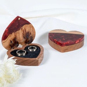 Posavasos de Lujo Hechos a Mano con Resina y Madera de Nogal, Impermeables, Modernos, Personalizados, para Regalo, Decoración del Hogar - Product Image 2
