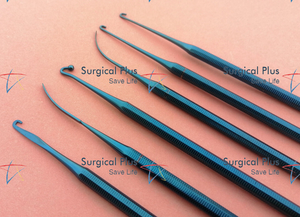 Varady Phlebectomy Extractors Set 6 Pcs Steel Skin Hooks <b>Plastic</b> Surgery Instrument CE Certified Class I - Product Image 5