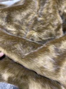 New arrival Gorgeous Brown shade, with tinted ends of guard hair Plush Faux <b>Fur</b> Fabric 58/60 Inch Wide Polyester Acrylic - Product Image 6