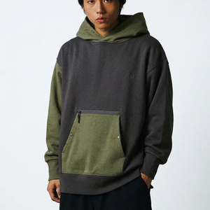 <b>Men</b> Hoodie Modern Streetwear <b>Pullover</b> Sweatshirt Soft Cotton Fleece Casual Fit Kangaroo Pocket Urban Daily Wear Top - Product Image 4
