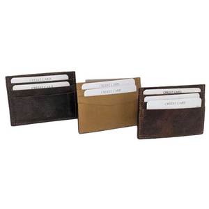 Sleek Credit <b>Card</b> <b>Holder</b> <b>Wallet</b> Leather <b>Card</b> Purse for Men & Women Minimalist Style - Product Image 2