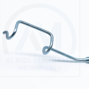 Instrumento Quirúrgico Al Mida, Gancho de Acero Inoxidable para Operaciones Quirúrgicas Manuales, Certificado CE Clase I - Product Image 2