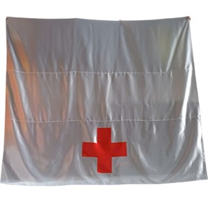 Bandera de Escritorio Inova Cross VNPT Azul de Poliéster con Impresión Digital, Asta de Aluminio, Duradera, para Actividades Promocionales - Product Image 4