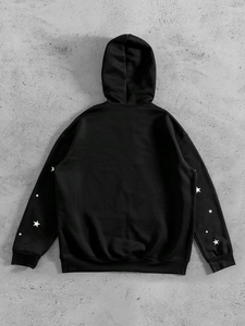 Sweat à capuche surdimensionné pour homme, 450 GSM, style délavé à l'acide, en coton 100% de qualité supérieure, avec logo personnalisé et impression sérigraphique – Meilleur design, vente en gros - Product Image 2