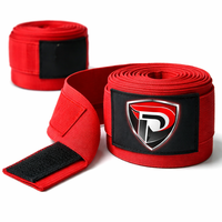 DUMELA INTERNATIONAL Pembalut Tangan Latihan MMA Logo Kustom, Bernapas, Tahan Lama, Elastis, Katun, untuk Kickboxing dan Olahraga
