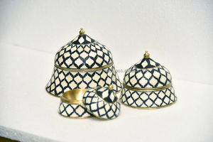 กล่องเหรียญเงินสีเขียวพร้อมดีไซน์ฝังกระดูกอินเดียกล่องเครื่องประดับเรซิ่นผลิตและส่งออกโดยบริษัท - Product Image 4