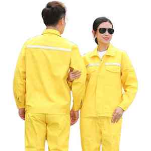 Traje de Protección de Tela Resistente a Desgarros para Operadores de Maquinaria Pesada y Ingenieros de Minería, Uniforme Industrial - Product Image 3