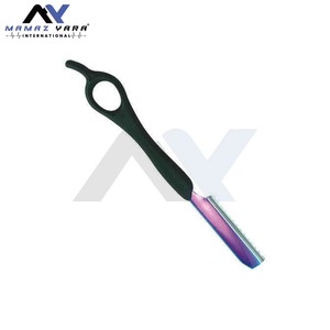Navaja de Peluquería Profesional Rainbow de Nuevo Diseño para Cortar, Entresacar, Recortar y Afeitar el Cabello, para Uso en Salón de Belleza y en Casa - Product Image 5