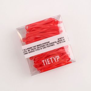 Élastiques à cheveux TIETYP, bandeaux en caoutchouc élastique, couleur unie, minimaliste, moderne, usage quotidien, pour femmes, emballage en carton, fabriqué en Corée - Product Image 4