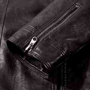 Nueva Edición 2026 Chaqueta de Cuero Transpirable Personalizada con Nuevo Diseño de Alta Calidad, Chaqueta de Cuero Sintético Negra para Hombre - Product Image 5