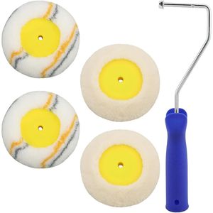 Kit di 5 Rulli per Pittura Angolare, Rulli per Bordi di Cartongesso, Strumenti per Pittura Murale di Casa e Ufficio - Product Image 1