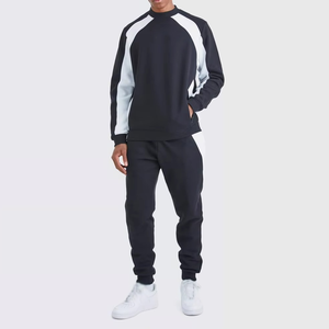 Conjunto Deportivo de Invierno para Hombre con Capucha y Diseño de Bloques de Color Personalizados, Logotipo Personalizado a Precio Económico - Product Image 5