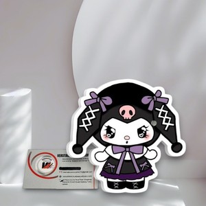 Outils d'extension de cils en acrylique personnalisés, magnétiques, noirs, avec motifs Kuromi Kitty, en forme de tuiles, rectangulaires, ovales, en forme de cœur, carrés, en forme de fleur et en forme de cercle, pour artistes - Product Image 4