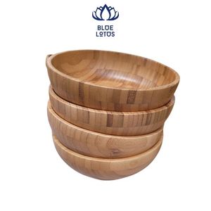 BEST SELLER Bol en bambou tressé écologique, le plus vendu, durable, léger, pour servir fruits et riz, vaisselle en vrac - Product Image 1