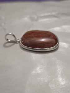 Handmade Red Jasper Pendant Antique Jasper Jewelry Natural Stone <b>Necklace</b> Vintage Style <b>Healing</b> <b>Crystal</b> Gift - Product Image 3