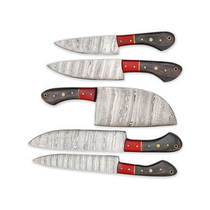 Juego de Cuchillos de Cocina Profesionales de Acero de Damasco con Diseño Elegante y Uso Duradero - Product Image 5