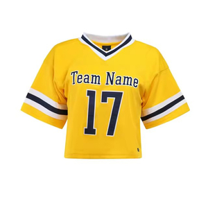 Camiseta Deportiva Personalizada de Fútbol para Mujer, Cuello en V, Transpirable, con Nombre y Número, Ropa de Equipo - Product Image 5