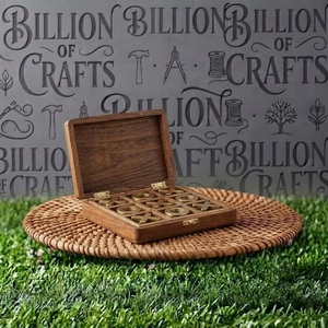 Wooden Tic Tac Toe <b>Game</b> <b>Board</b> Handmade Tabletop Party <b>Game</b> <b>Travel</b> <b>Game</b> for Home Office - Product Image 5