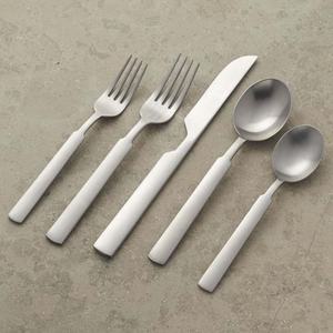 Juego de cubiertos reutilizables de lujo, colección de utensilios de cocina, entrega rápida, cuchillo de cena de acero inoxidable para hotel, tenedor, cubertería de plata - Product Image 1
