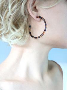 Decorative Natural Resin <b>Drop</b> Earrings Handmade Elegant Lightweight Fashion Jewelry Accessories Party Gift Women Girls Wholesale - Product Image 3