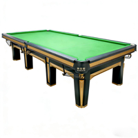 Table de billard Zhanhu de 12 pieds avec poches en cuir, vente directe d'usine pour club, bar, salle de jeux, compétition standard