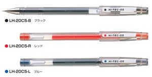 ปากกาเจลพลาสติก PilotHi-TEC-C 0.5 มม. รุ่น LH-20C5 พร้อมหมึกสีน้ำเงิน/แดง - Product Image 2