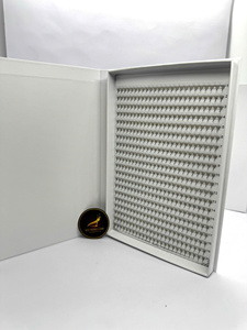 ถาดขนตาแคชเมียร์คุณภาพสูง 8D แบบสำเร็จรูป ปลายแหลม 12 แถว ขนตาปลอมมิงค์ ขายส่ง - Product Image 4