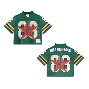 Maillot de football américain pour homme, coupe ample, personnalisable avec le nom de l'équipe, manches courtes, nouvelle arrivée et OEM - Product Image 3