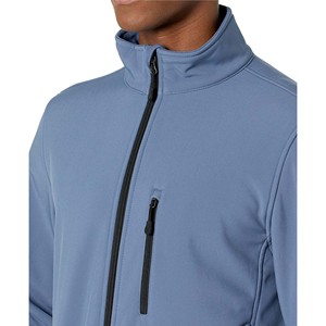 Chaqueta Softshell con Logotipo Personalizado para Hombre y Mujer, Diseño Ajustado con Cuello Alto Transpirable, Ligera y Resistente al Agua para Invierno - Product Image 6
