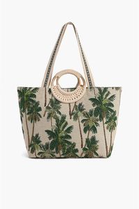 <b>Crab</b> Print Canvas Tote Bag Ocean Theme Shoulder Handbag - Product Image 3