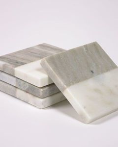 Custom Logo <b>Marble</b> <b>Coasters</b> for Corporate Gifts Luxury <b>Marble</b> <b>Coaster</b> Set Bulk Wholesale Supplier - Product Image 4