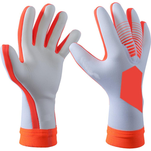 Soccer Goalkeeper Gloves Rip-Tab <b>Strap</b> for Fastening Around the Wrist and Extra Finger Protection Practice Goalkeeper Gloves - Product Image 6