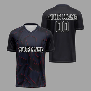 T-shirt de sport vintage pour homme de qualité supérieure, coupe ample, en jersey maillé, sublimation, manches courtes, pour le football américain et le soccer - Product Image 3