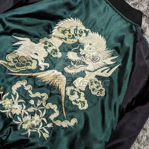 Chaqueta Sukajan para Hombre, Nueva Llegada, Colorida, con Bordado, Cuello Alto, Ecológica, Transpirable, Personalizable, Reversible - Product Image 5