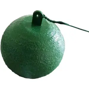 Bola de pegamento para control de moscas de 8 cm de diámetro, Bola de trampa desechable para insectos y moscas amarillas y verdes para interiores y exteriores