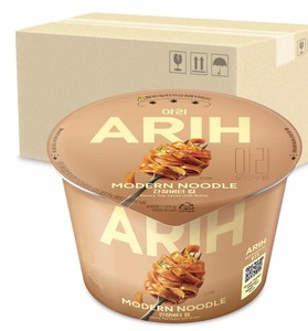 ARIH MODERN NOODLE Fideos Instantáneos Coreanos con Salsa de Soya Sabrosa y Mantequilla, 125g - Product Image 1