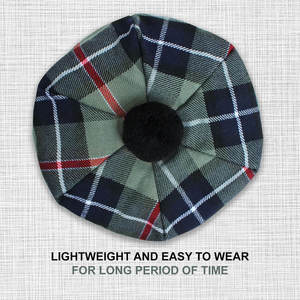 Chapeau écossais en laine à pompon, motif tartan des Jones, style Tam o' Shanter, pour famille de clan écossais, vente en gros personnalisée - Product Image 2
