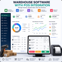 Software de Gestión de Almacenes en Internet Personalizado, Multi-idioma, Integración con POS, Logística, Entrega, Multiplataforma, Control de Inventario