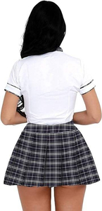 Premium Anime Cosplay School Uniform Women <b>Blazer</b> Pleated Skirt Costume <b>Set</b> Supplier - Product Image 5