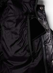 Veste matelassée pour homme de qualité supérieure, élégante, chaude, pour l'hiver, col roulé, fermeture éclair, softshell respirant, microfleece extensible - Product Image 4