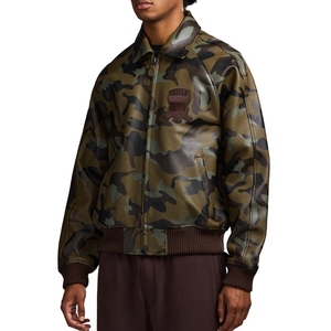 Blouson bomber en cuir camouflage urbain de qualité supérieure |   Édition limitée - Camouflage numérique avancé - Infusion High-Density Icon - Pour homme - Product Image 3